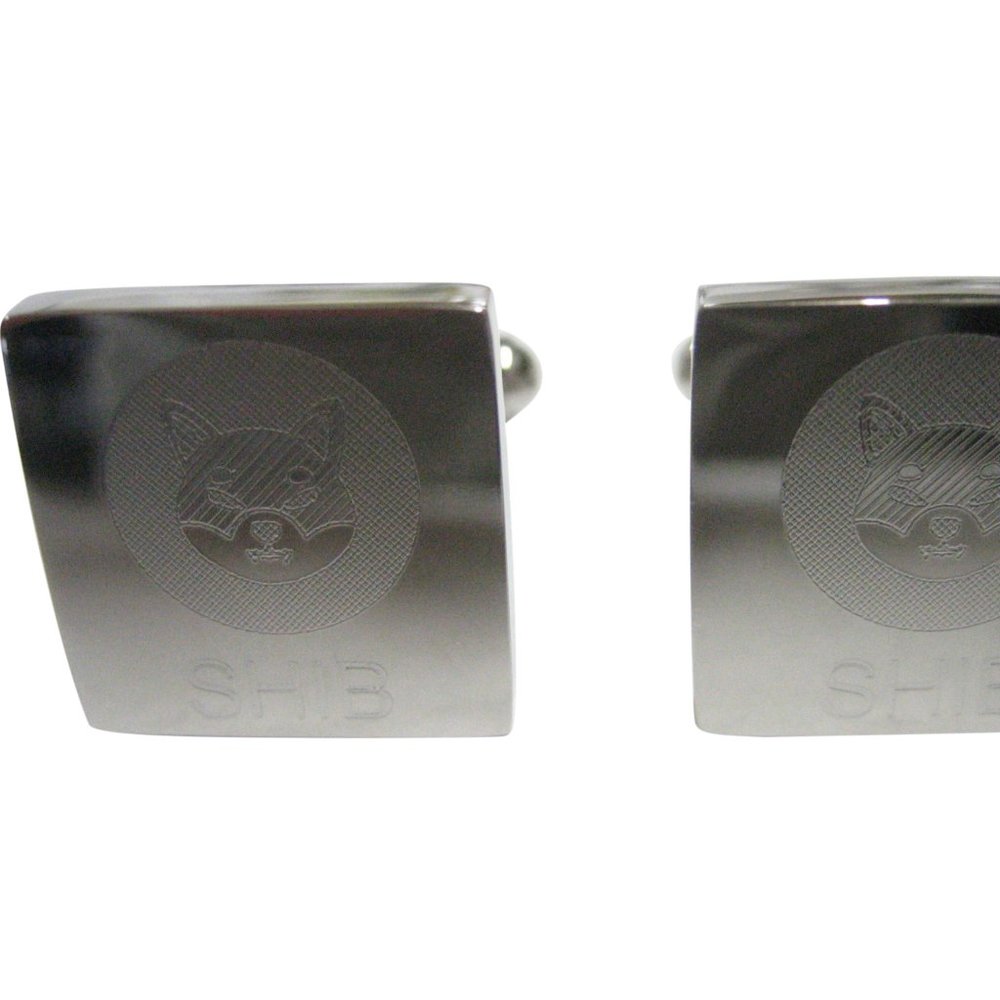 Shiba Inu Coin SHIB Cryptocurrency Blockchain Cufflinks